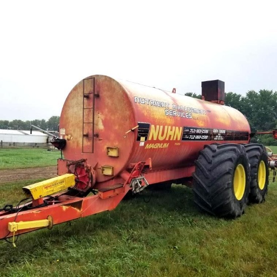 2000 NUHN 7500g MANURE TANK w/ INJECTOR