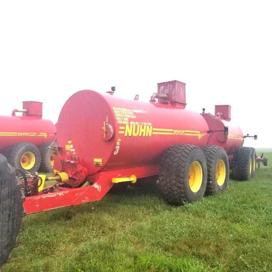 2012 NUHN QUAD TRAIN 10000g MANURE TANK w/ INJECTOR, #3