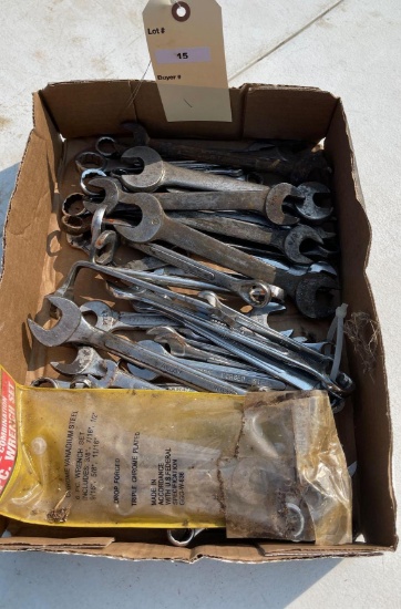 WRENCH ASSORTMENT inc. SAE COMBINATION