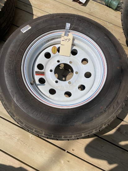 ST225/75x15 TIRE and RIM