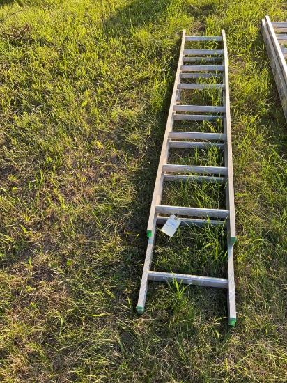 KELLER 16' ALUMINUM EXTENSION LADDER