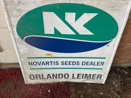 Single sided Metal NK Seed Sign