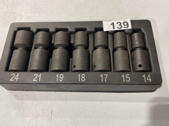 Snap-On...1/2'' Dr. Metric Swivel Impact Sockets