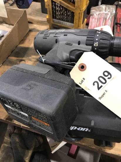 Snap-On 1/2'' Drill, Battery Operated w/Charger