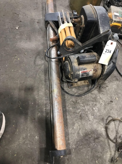 Duracraft 12'' Swing, 36'' Spindle Wood Lathe, 3hp Motor, Model WL1236 w/Lathe Tools-Disassembled.
