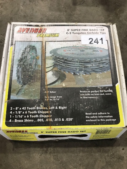 8'' Superfine Dado Set