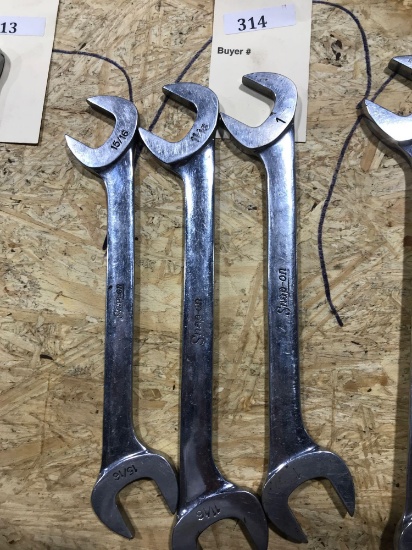 3ct...Snap-On SAE Open End Wrenches