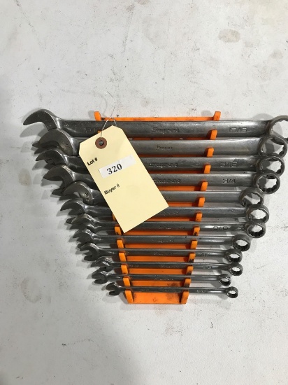Snap-On SAE Combination Wrench Set 5/16'' - 15/16''