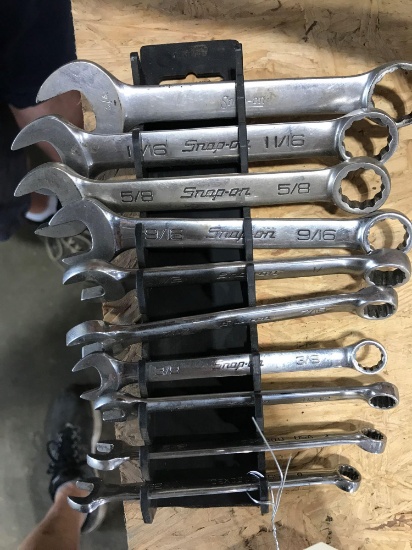 10ct Snap-On SAE Combination Wrench Set 9/32'' - 3/4''