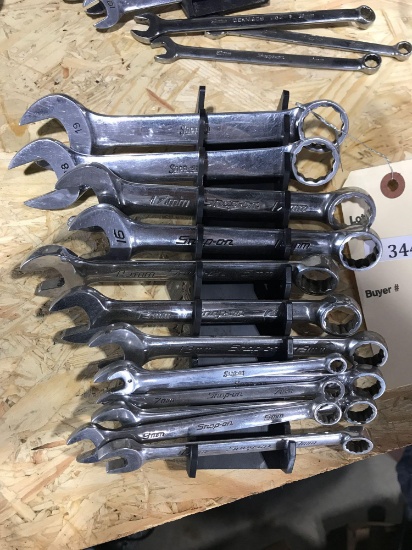 13 ct Snap-On Metric Combination Wrench Set 6mm - 19mm