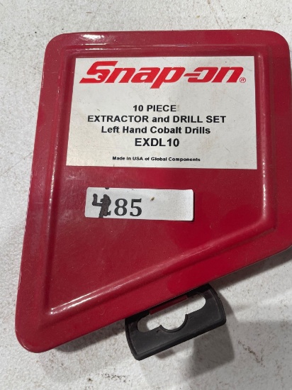 Snap-On 10 Piece Extractor and Drill Set