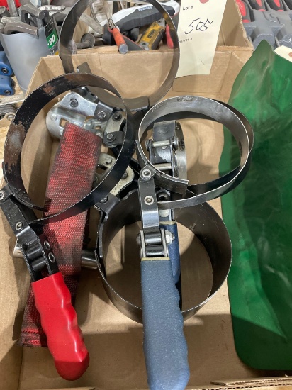 Assorted Large Filter Wrenches