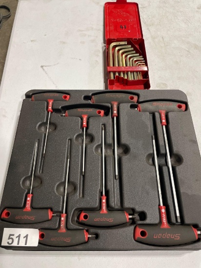 Metric Hex Key Set and Long T-Handle Hex Key Set