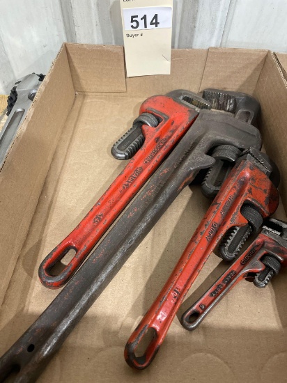 4ct. Pipe Wrenches