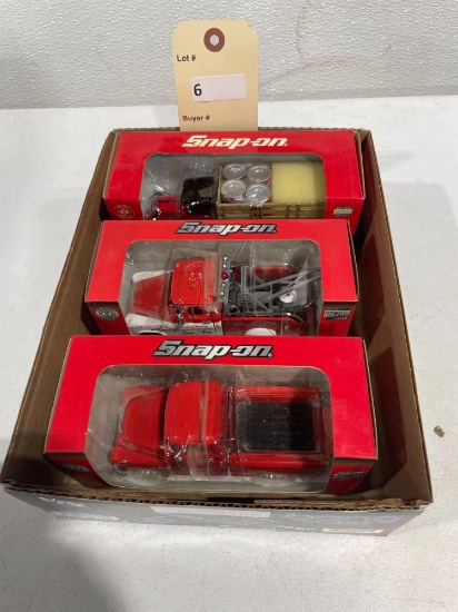 3ct - 1/38th Scale...Snap-On...Trucks, NIB