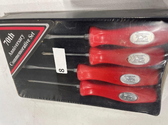 Snap-On...70th Anniversary Commemorative Screwdriver Set, NIB