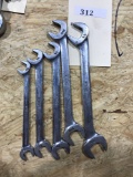 Snap-On...SAE Open End Wrench Set, 5ct