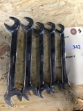 5ct Snap-On Metric Open End Wrenches 10mm-14mm