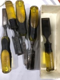 5ct. Stanley Wood Chisels...