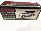 Snap-On 1/25 scale 1940 Ford Pickup Bank,... NIB