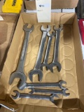 Snap-On 6 ct. and 1 Craftsman SAE Open Ended Wrenches......