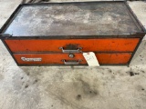 Metal 2 Drawer Rem Line Tool Box, 26'' W x 13'' D x 9'' T. NO SHIPPING AVAILABLE ON THIS LOT!