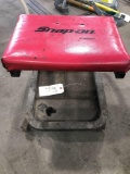 Snap-On 4-Wheel Shop Seat. NO SHIPPING AVAILABLE ON THIS LOT!