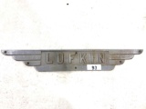 Pewter Lufkin Emblem 27'' x 4''