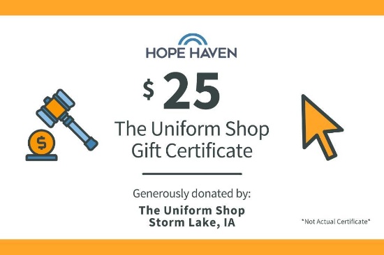 The Uniform Shop $25 Gift Card
