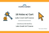 Lake Creek Golf Package- 18 holes