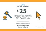 Brown's Shoe Fit $25 Gift Card