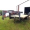 1995 BLAIR 24' 5th WHEEL FLATBED TANDEM AXLE TRAILER