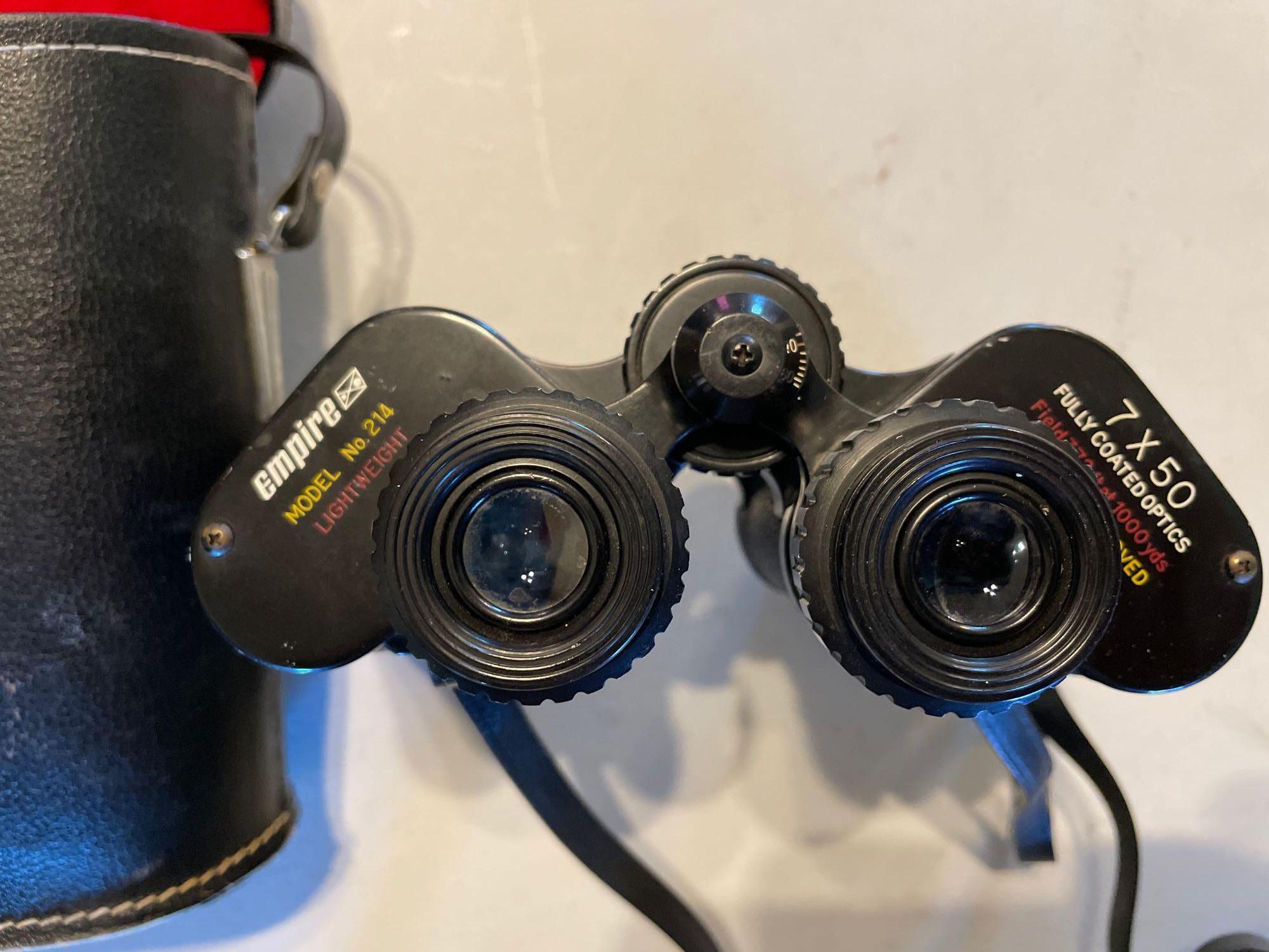 Empire 214 7x50 binoculars Binoculars with case Proxibid