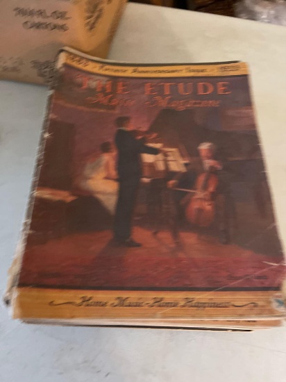 Very old misc. Etude music magazines. Shipping.