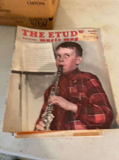 Very old misc. Etude music magazines. Shipping.