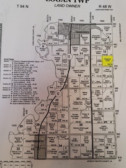 160 m/l acres of Sioux County Farmland