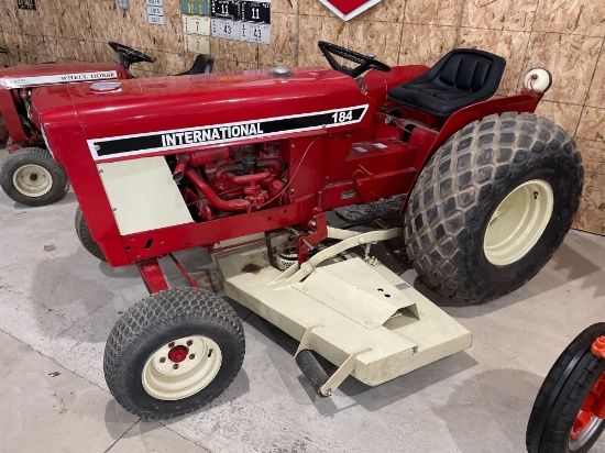 International 184 Low Boy Garden Tractor with 6' Mower