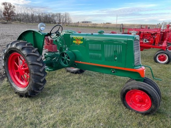 Oliver 70 Row Crop Hart Parr Tractor - Restored