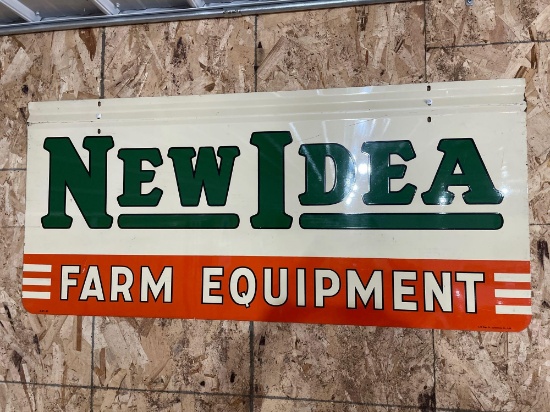 New Idea Farm Equipment Metal Sign