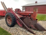 1950 McCormick Farmall M Tractor with mounted Picker