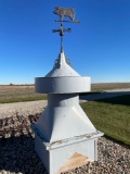 Barn Cupola with Hog Weather Vane
