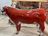 Fiberglass Hereford Bull
