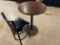 30'' round x 42'' high pedestal tables and 1 chair No shipping available