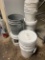 Various 5 gallon buckets No shipping available