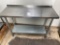 18'' x 48'' x 36''H Stainless Steel Prep table No Shipping Available