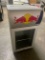 Red Bull mini beverage cooler 11.5'' wide, 14'' deep and 22'' high. No shipping available
