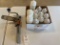 Counter Top Can Opener, salad dressing containers