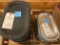 (28) steak plate bases (36) stainless steel steak plate inserts