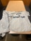 Alton Savings Bank baseball jersey and pants, size unknown, with a black and white photo of the