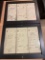 (2) Picture frames of EVEN Motor Company invoices dated 1951 to local clients No Shipping Available